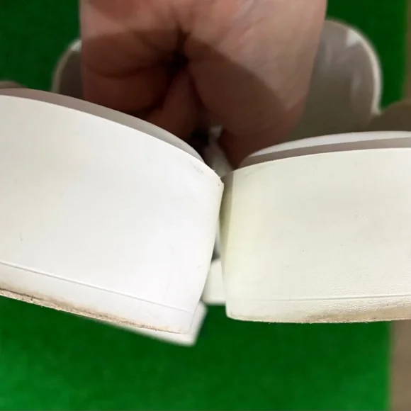 Prada White Slip-On Loafers - Picture 3 of 6